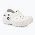 Klapki dziecięce Crocs Classic Lined Clog Toddler white/grey 2