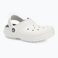 Klapki dziecięce Crocs Classic Lined Clog Kids white/grey 2