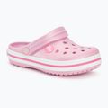 Klapki dziecięce Crocs Crocband Clog Toddler ballerina pink