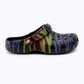 Klapki damskie Crocs Classic Seasonal Printed zebra rainbow 3
