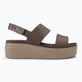 Sandały damskie Crocs Brooklyn Low Wedge mocha/muschroom 2
