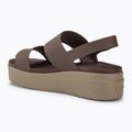 Sandały damskie Crocs Brooklyn Low Wedge mocha/muschroom 3