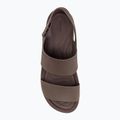 Sandały damskie Crocs Brooklyn Low Wedge mocha/muschroom 5