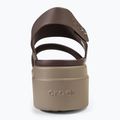 Sandały damskie Crocs Brooklyn Low Wedge mocha/muschroom 6