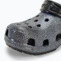 Klapki dziecięce Crocs Classic Glitter Clog Kids black 8