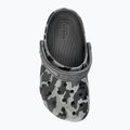 Klapki dziecięce Crocs Classic Camo Clog Toddler black/grey 7