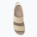 Sandały damskie Crocs Brooklyn Met Low Wedge metal champagne 6