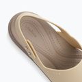 Sandały damskie Crocs Brooklyn Met Low Wedge metal champagne 9