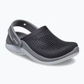 Klapki dziecięce Crocs LiteRide 360 black/slate grey 9