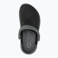 Klapki dziecięce Crocs LiteRide 360 Clog Kids black/slate grey 6