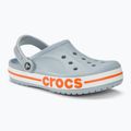 Klapki Crocs Bayaband Clog blue grey/orange