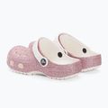 Klapki dziecięce Crocs Classic Glitter Clog Kids white/rainbow 5