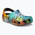 Klapki dziecięce Crocs Classic Pool Party Clog Kids black/multi 11