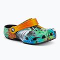 Klapki dziecięce Crocs Classic Pool Party Clog Kids black/multi
