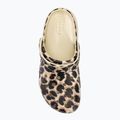 Klapki damskie Crocs Classic Platform Animal Remix bone/leopard 6