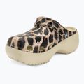 Klapki damskie Crocs Classic Platform Animal Remix bone/leopard 8