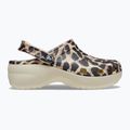 Klapki damskie Crocs Classic Platform Animal Remix bone/leopard 10