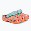 Klapki dziecięce Crocs Classic Pool Party Clog Toddler papaya 5