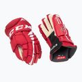 Rękawice hokejowe dziecięce CCM JetSpeed FT4 JR red/white