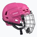 Kask hokejowy dziecięcy CCM Tacks 70 Combo JR pink 2