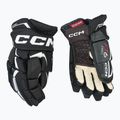 Rękawice hokejowe CCM JetSpeed FT6 Pro SR black/white 2