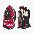 Rękawice hokejowe dziecięce CCM JetSpeed FT6 Pro JR black/red/white