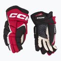 Rękawice hokejowe CCM JetSpeed FT680 SR black/red/white 2