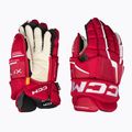 Rękawice hokejowe CCM Tacks XF Pro SR red/white