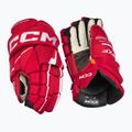 Rękawice hokejowe CCM Tacks XF SR red/white 2