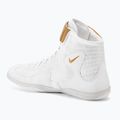 Buty zapaśnicze męskie Nike Inflict 3 white/metallic gold 3