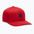 Czapka z daszkiem męska Fox Racing Fox Head Tech Flexfit flame red 5
