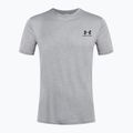 Koszulka męska Under Armour Sportstyle Left Chest steel light heather/black 4