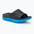 Klapki damskie HOKA Ora Recovery Slide 2 ebony/dresden blue