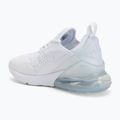 Buty dziecięce Nike Air Max 270 white/metallic silver/white 3