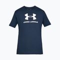 Koszulka męska Under Armour Sportstyle Logo academy/white
