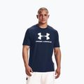 Koszulka męska Under Armour Sportstyle Logo academy/white 3