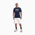 Koszulka męska Under Armour Sportstyle Logo academy/white 5