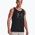 Koszulka treningowa męska Under Armour Sportstyle Logo Tank black/black/black 3