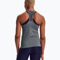 Koszulka treningowa damska Under Armour HeatGear Armour Racer pitch gray light heather/metallic silver 2