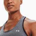 Koszulka treningowa damska Under Armour HeatGear Armour Racer pitch gray light heather/metallic silver 3