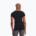 Koszulka treningowa damska Under Armour Heat Gear Armour black/metallic silver 3