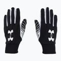 Rękawiczki piłkarskie męskie Under Armour Field Player'S 2.0 black/white/white 3