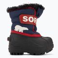 Śniegowce dziecięce Sorel Snow Commander nocturnal/sail red 2