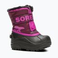 Śniegowce dziecięce Sorel Snow Commander purple dahlia/groovy pink 7