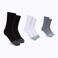 Skarpety Under Armour Heatgear Crew 3 pary steel/white/black