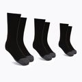 Skarpety Under Armour Heatgear Crew 3 pary black/black/stee