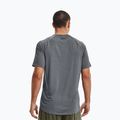 Koszulka treningowa męska Under Armour UA Tech 2.0 Tee Novelty pitch gray/black 8