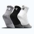 Skarpety Under Armour Heatgear Quarter 3 pary steel/white/white 2