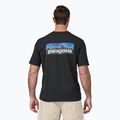 Koszulka trekkingowa męska Patagonia P-6 Logo Responsibili-Tee black 2