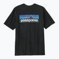 Koszulka trekkingowa męska Patagonia P-6 Logo Responsibili-Tee black 3